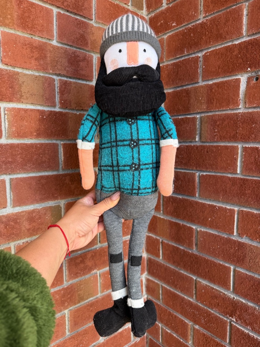TARGET PILLOWFORT LUMBERJACK STUFFED PLUSH